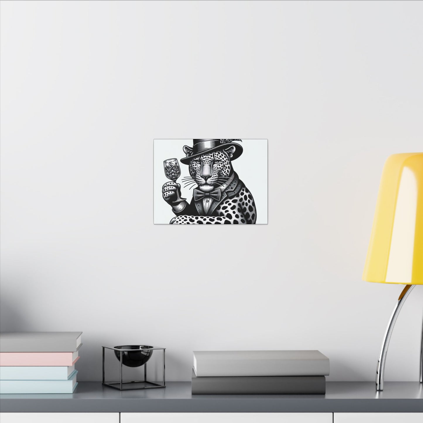 Elegant Leopard Canvas Art - Stylish Home Decor for Animal Lovers.