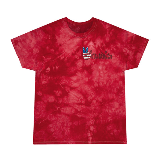 Patriotic Tie-Dye Tee - Perfect for Summer Celebrations!.