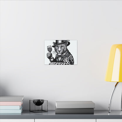 Elegant Leopard Canvas Art - Stylish Home Decor for Animal Lovers.