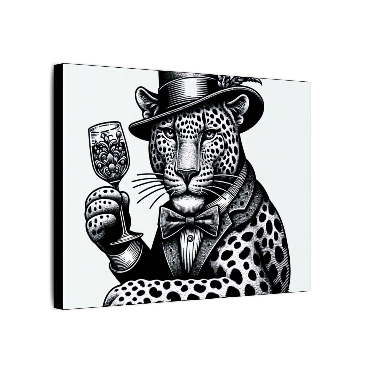 Elegant Leopard Canvas Art - Stylish Home Decor for Animal Lovers.
