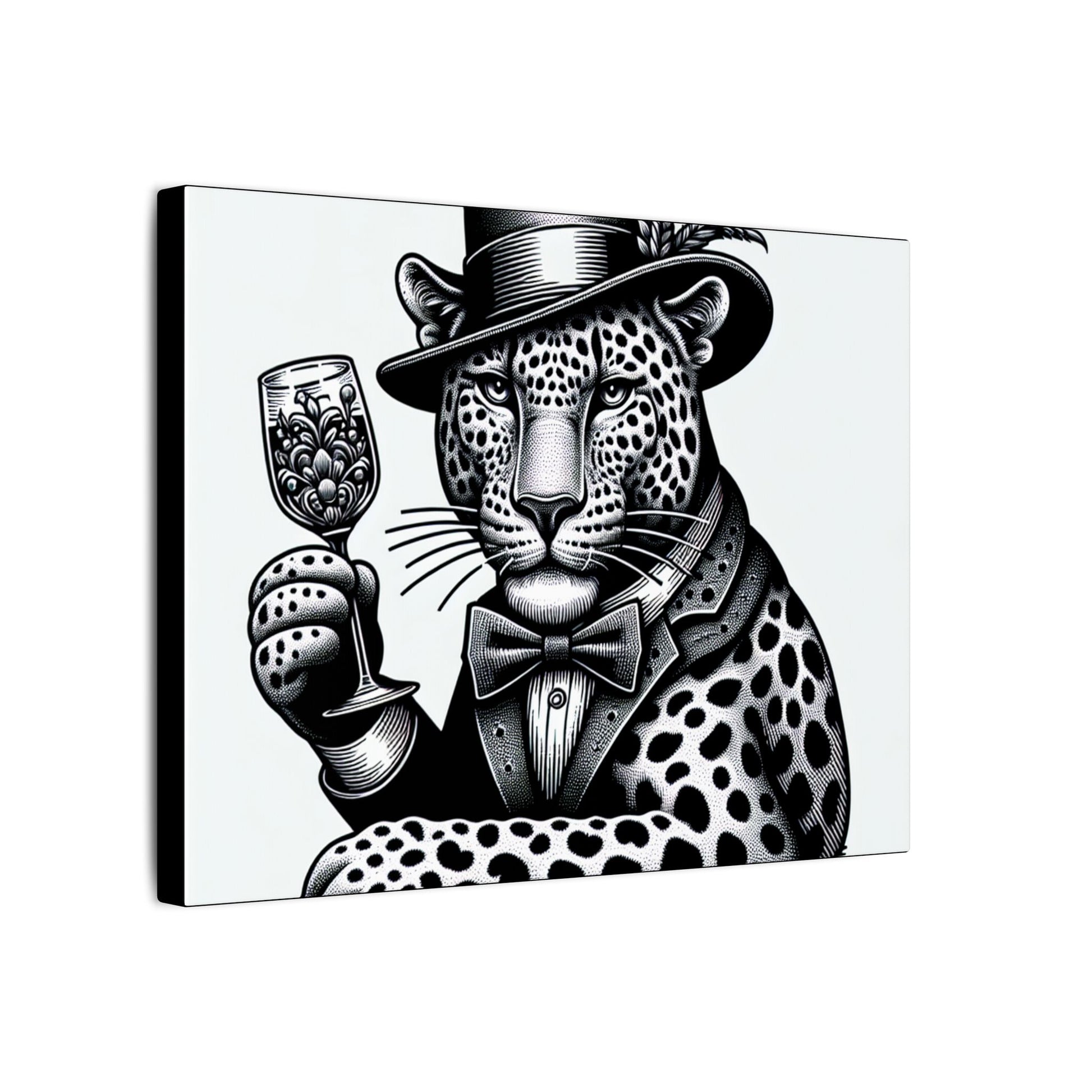 Elegant Leopard Canvas Art - Stylish Home Decor for Animal Lovers.