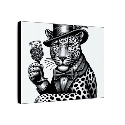 Elegant Leopard Canvas Art - Stylish Home Decor for Animal Lovers.