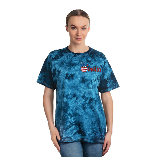 Patriotic Tie-Dye Tee - Perfect for Summer Celebrations!.
