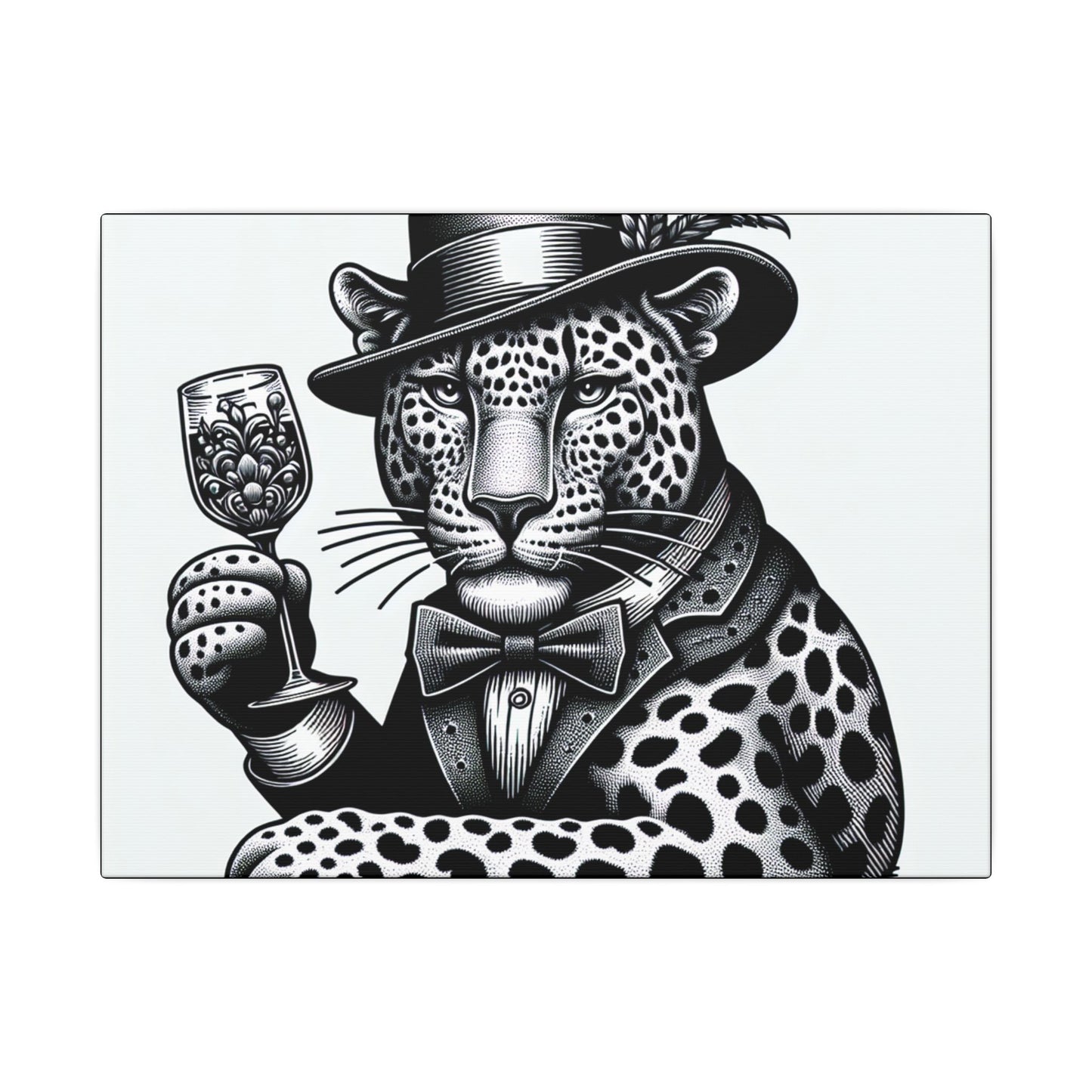 Elegant Leopard Canvas Art - Stylish Home Decor for Animal Lovers.