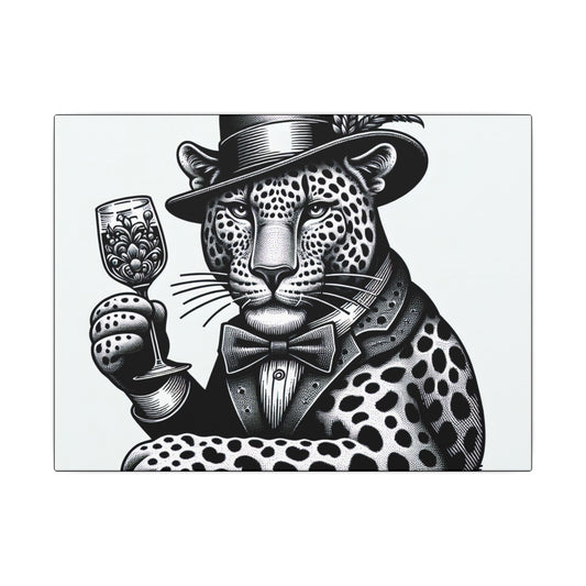 Elegant Leopard Canvas Art - Stylish Home Decor for Animal Lovers.
