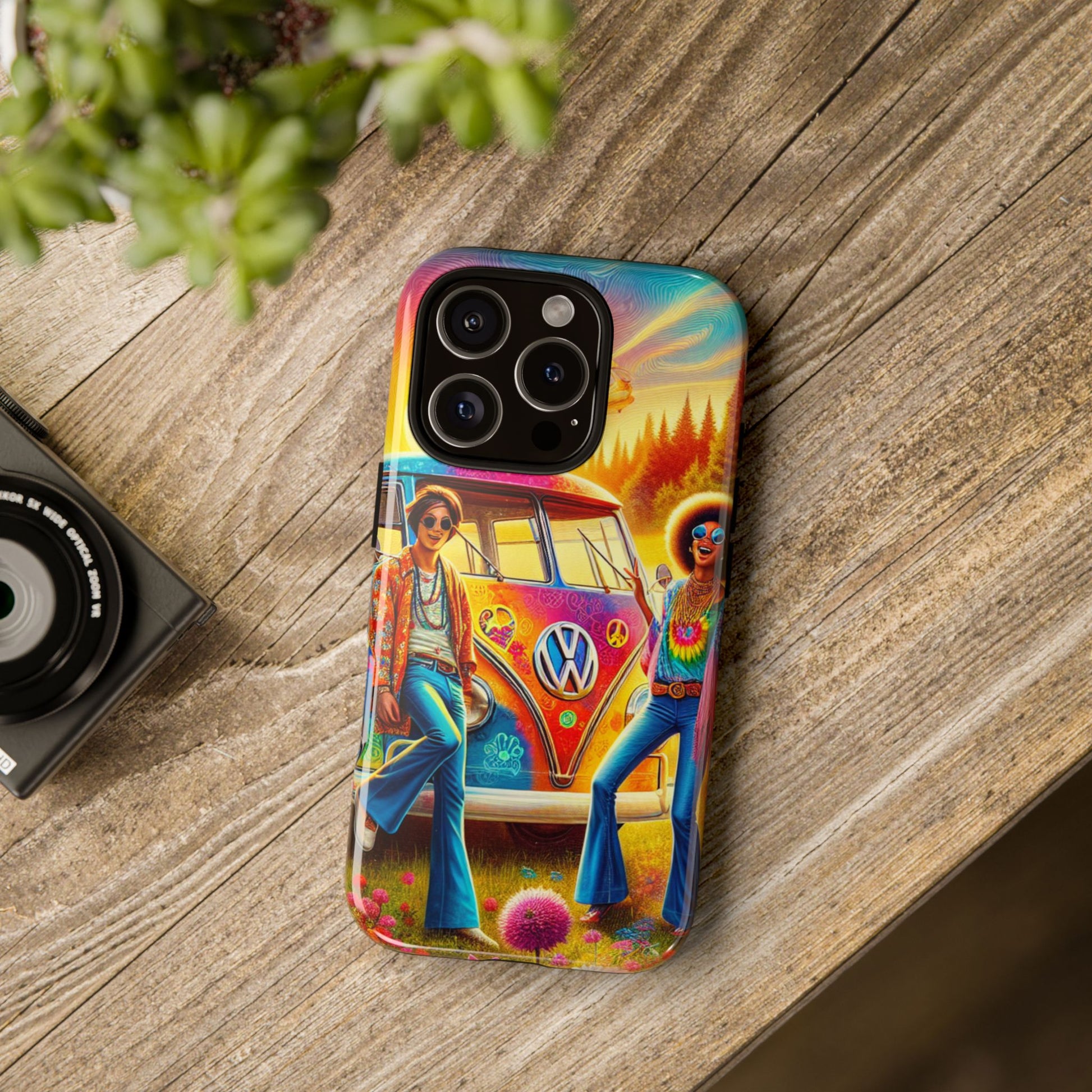 Retro Vibes Phone Case for Free Spirits | Boho Chic, Groovy Gift, Phone Cover, Vintage Style, Festival Essentials.