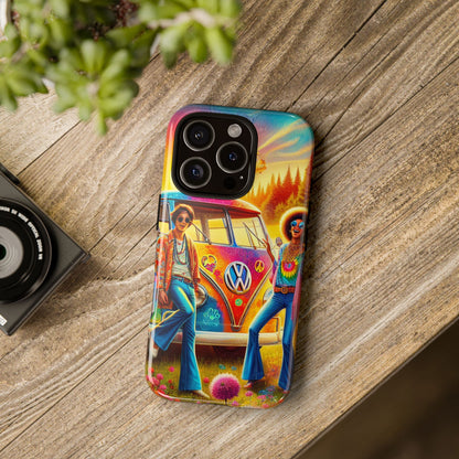 Retro Vibes Phone Case for Free Spirits | Boho Chic, Groovy Gift, Phone Cover, Vintage Style, Festival Essentials.